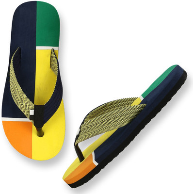 SOSU Men Sosu Comfortable|Ultra-Light|Stylish and Trendy|Flip Flops for Men Flip Flops(Yellow , 6)