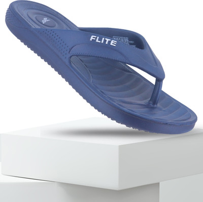 FLITE Men Slippers(Navy, Blue , 7)
