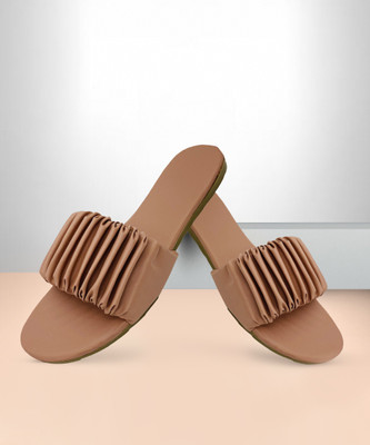 Neha Collection Women Slides(Pink , 8)