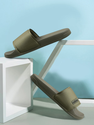 ADIDAS Men Slides(Green , 9)