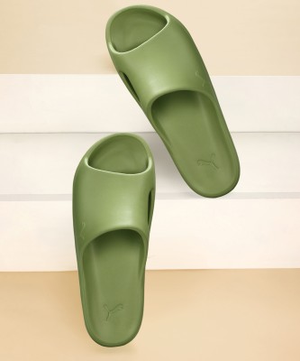 PUMA Men Slides(Green , 10)