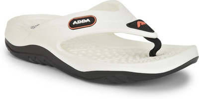 Adda Men Flip Flops(White , 7)