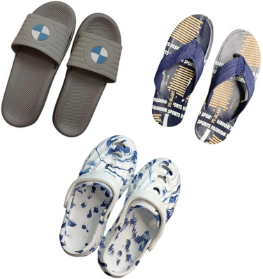 BLIBBERS Men Slippers(Multicolor , 9)