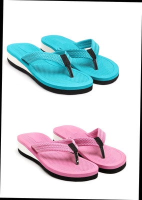 HOC Women Slippers(Multicolor , 3)