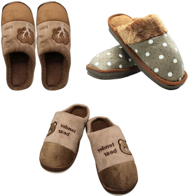 Mahi Enterprises Men Flip Flops(Brown, Brown, Beige , 6)