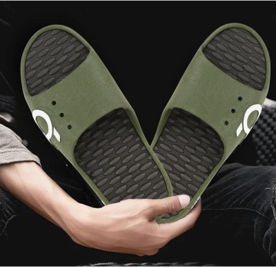 jootiyapa Men Slides(Olive , 9)