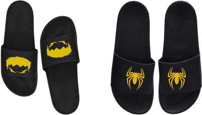 nvisan Men Slides(Yellow, Yellow , 10)