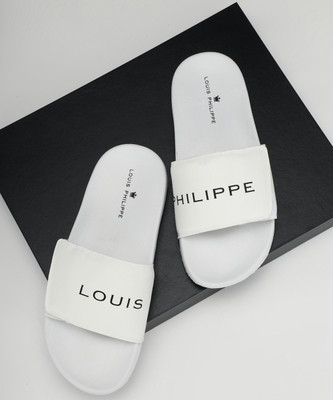 LOUIS PHILIPPE Men Slides(White , 10)
