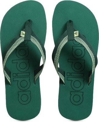 ADIDAS ORIGINALS Men Flip Flops(Green , 9)