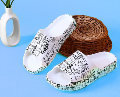 Pampy Angel Men Slides(White , 9)