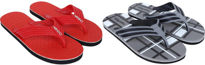 MIGOLITE Men Flip Flops(Black , 7)