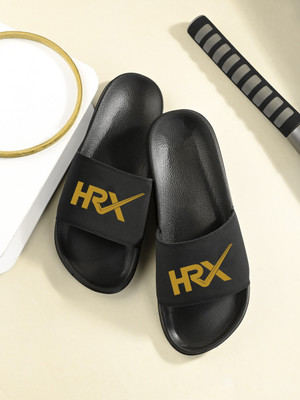 HRX by Hrithik Roshan Men Slides(Black , 8)