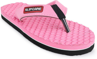 SLIPCARE Women Ortho Care Diabetic Orthopedic Lightweight Daily Use House Slippers for Women Flip Flops(Pink , 7)