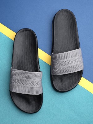 Kapani Fashion Men Slides(Silver , 8)