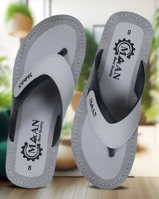 Maan Men Slippers(Grey , 8)