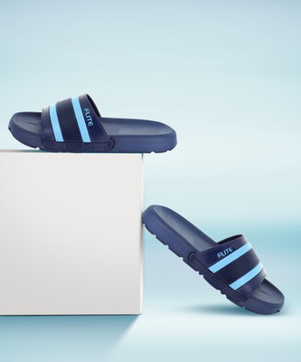 FLITE Men Slippers(Blue , 6)