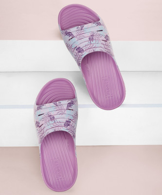 Bata Women Slides(Purple , 5)