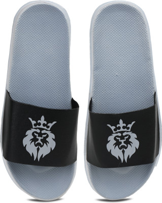 Digicros Men Slides(Grey , 8)