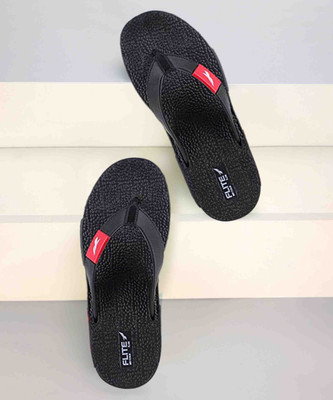 FLITE Men Slippers(Black , 7)