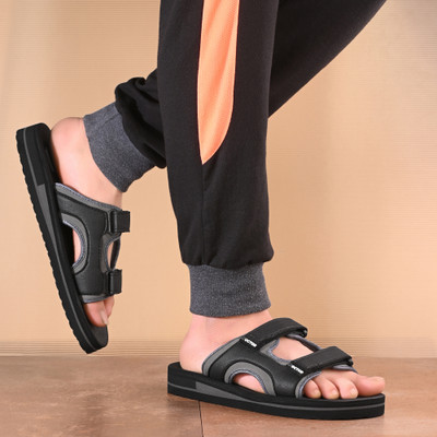 Doctor Health Super Soft Men Flats(Grey , 8)