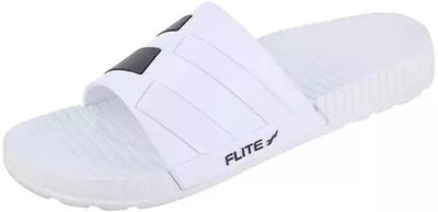 FLITE Men Slides(White , 7)