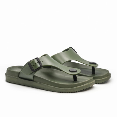 asian Men Doctor Ultra Soft Cushion Slippers | All-Day Comfort Flip Flops(Olive , 9)