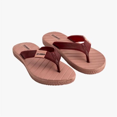 Sunny Footwear Women Flip Flops(Brown , 7)