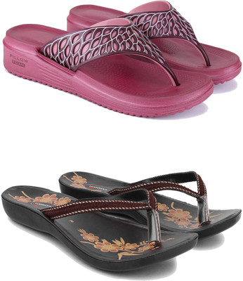 Pennen Women Slippers(Multicolor , 7)