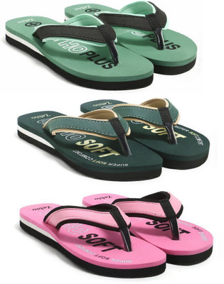 zebio Women Womens Soft Ortho Slippers | Daily Use Anti-Skid Ladies Flip Flops Slippers(Multicolor , 5)