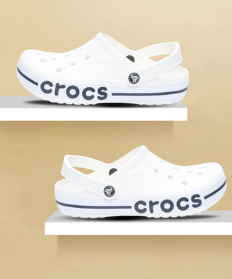 CROCS Men Slides(White , 8)