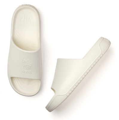 U.S. POLO ASSN. Men Slides(White , 8)