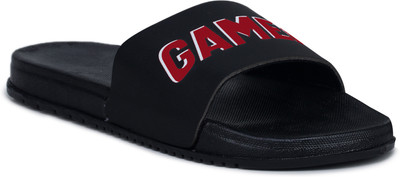 Tzen Men Flip Flops(Red , 6)