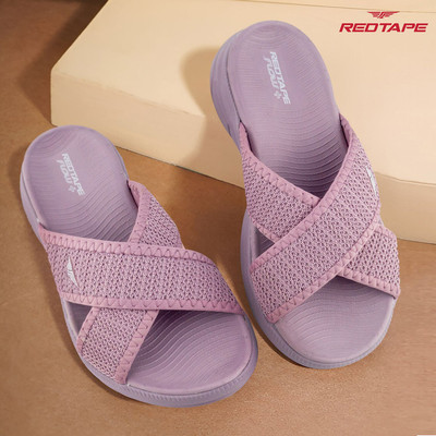 RED TAPE Women Slides(Purple , 6)