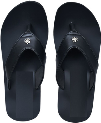 COMFORPLUS Men Flip Flops(Black , 9)
