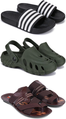 Pennen Men Slides(Brown , 6)