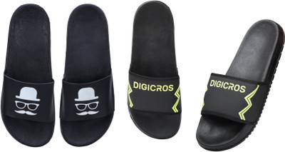 Digimahadev Men Flip Flops(Multicolor , 7)