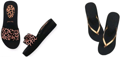 BOOMBEAUTY Women Slides(Multicolor , 5)