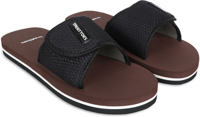 TREATTOES Men Extra Soft Ortho Care Diabetic Orthopaedic Comfort Dr Slippers, Slider,Flipflops Slides(Brown , 9)