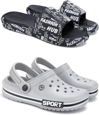 Pennen Men Slides(Grey , 6)