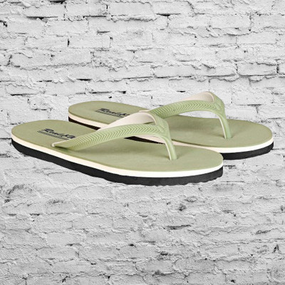REAL WAY Women Slippers(Green , 6)