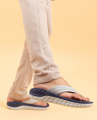 BIG FOX Men Slippers(Blue , 6)