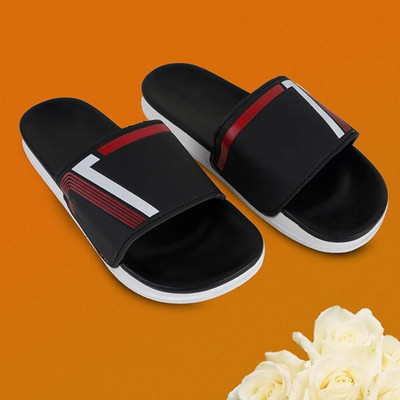 M7 By Metronaut Men Slides(Black , 7)