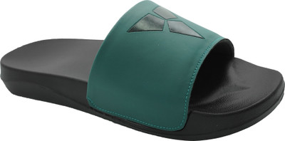 TREKIVA Men Premium Sliders Trendy Comfortable Flexible & Durable, Anti-Skid| TSG-2020 Slides(Green , 7)