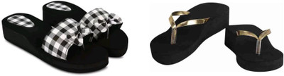 BOOMBEAUTY Women Slides(Multicolor , 3)