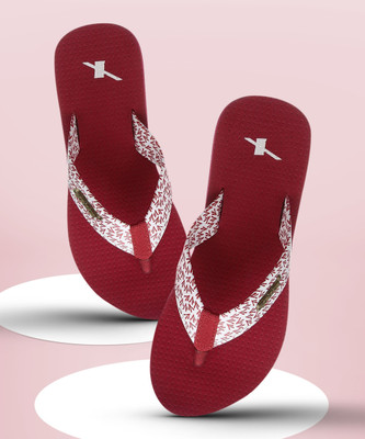 Sparx Women Slippers(Red , 7)