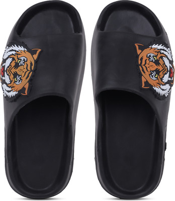 Kapani Fashion Men Slides(Black , 7)