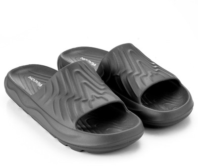 Hoppa Men Flip Flops(Grey , 8)