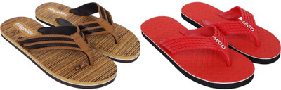 MIGOLITE Men Flip Flops(Tan , 6)