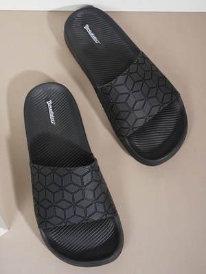 Roadster Men Slides(Black , 9)