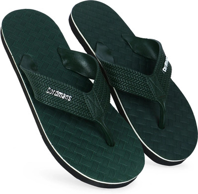 Cordmans Men Slippers(Green , 7)
